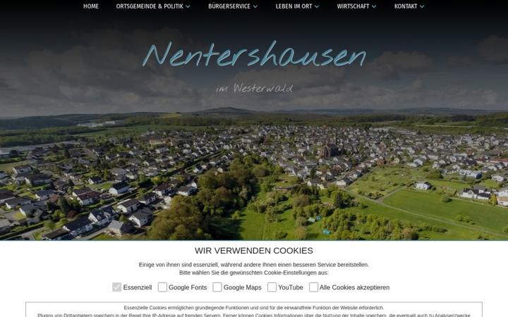 Website-Vorschau: Ortsgemeinde Nentershausen