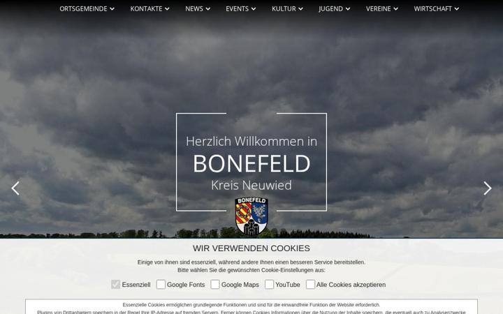 Website-Vorschau: Ortsgemeinde Bonefeld
