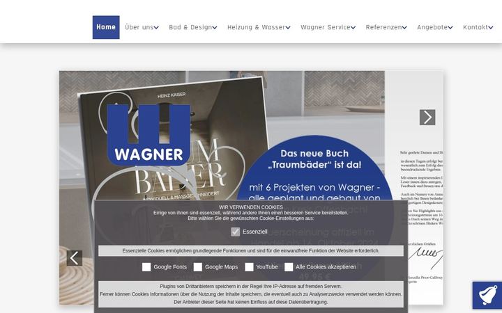Website-Vorschau: H.D. Wagner GmbH