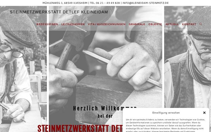 Website-Vorschau: Detlef Kleineidam Steinmetzmeister